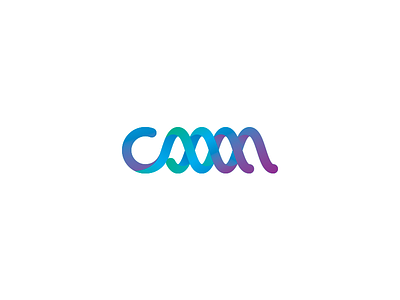 'CMM' or Mr. DNA brand dna gradient icon logo mark shape strand type