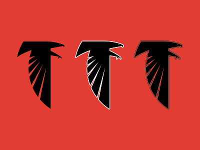 Unsolicited Atlanta Falcons re-brand atlanta atlantafalcons brand falcons logo mark riseup