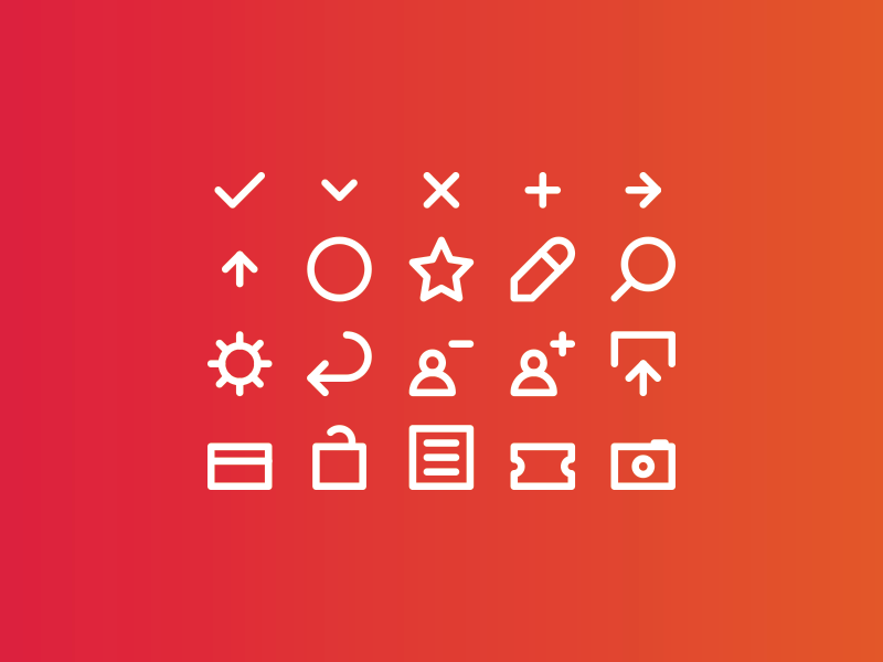 Icons for a new project! upload edit star add brand logo mark iconography icon icons
