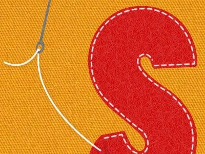 Stumeology logo fabric logo needle stitch stitching symbol texture