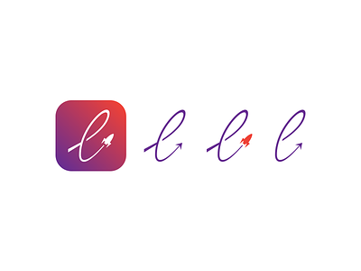 The Efficiency App brand! arrow brand branding logo mark rocket symbol type typography