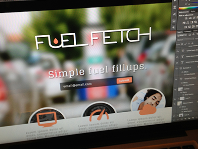 Fuel Fetch web-layout