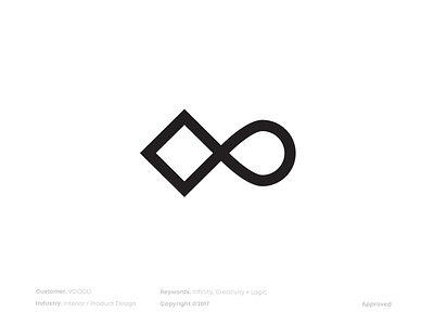 Voood branding brandmark eternity flyonacloud infinity logo logo design logodesign logodesigner mark oblakk sredkova voood