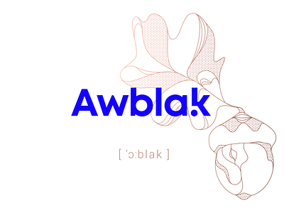 Oblakk is now Awblak awblak branding logo new logo new name