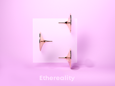 E for Ethereality 36daysoftype 36daysoftype08 3d art awblak branding brandmark flyonacloud logo design logodesign mark