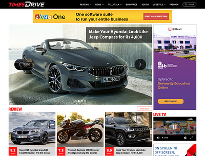 Times Drive auto auto website design responsive ui ux web design webiste