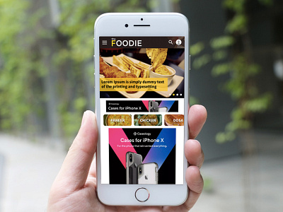 Times Foodie design responsive ui ux web design webiste