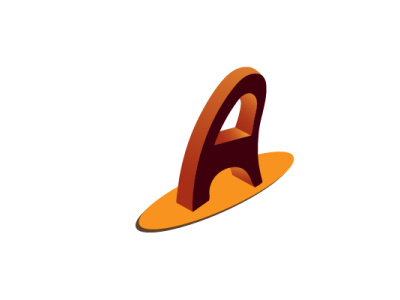 letter a surf