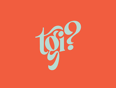 TGI? custom lettering custom type lettering procreate retro lettering serif serif logo serif wordmark tgif wordmark