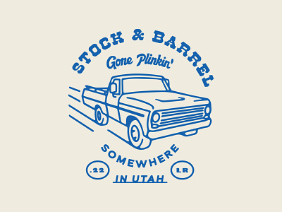Stock & Barrel T-shirt branding plinkin retro truck tshirt design vintage