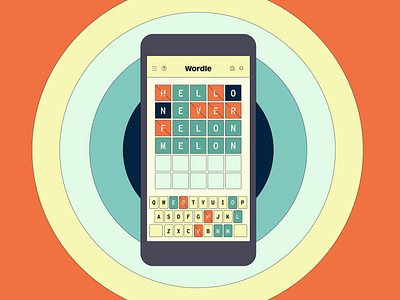 Wordle Redesign retro ui ui design wordle