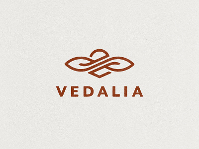 Vedalia Mark branding bug logo identity ink effect logo sustainable logo
