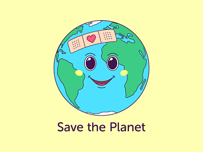 Take care about Earth care cartoon earth cute earth earth day ecology environment environmental conservation globe illustartion kawaii love planet planet earth protect recovery save earth save the planet vector art world