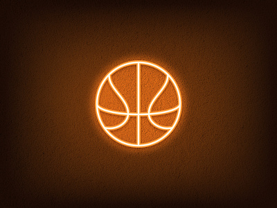 Neon Basketball by Dmitry Mayer on Dribbble
