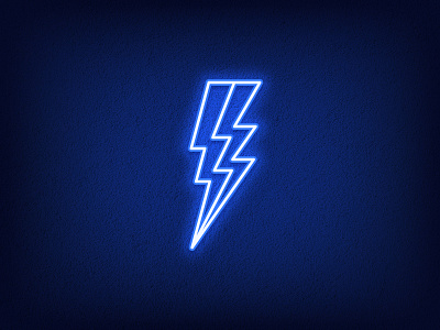 Blue Lightning blue bolt charge discharge electric energy flash icon light lightning logo neon outline power sign spark symbol thunder thunderbolt voltage