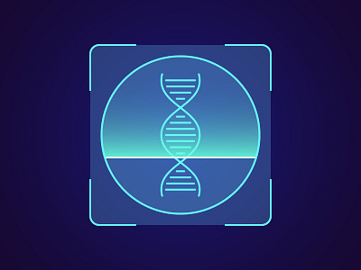 DNA recognition authorization biomaterial biometric detection dna gene genetic helix holographic human id identification illustration interface person recognition scanner system technology verification