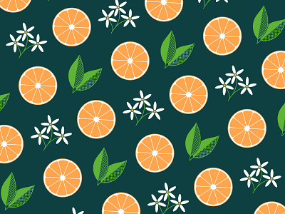 Orange fruit pattern citrus citrus flower exotic fabric garden green color juicy leaf orange fruit organic background package print pattern seamless pattern slice fruit textile tropical pattern vector illustration white color wrap wrapping