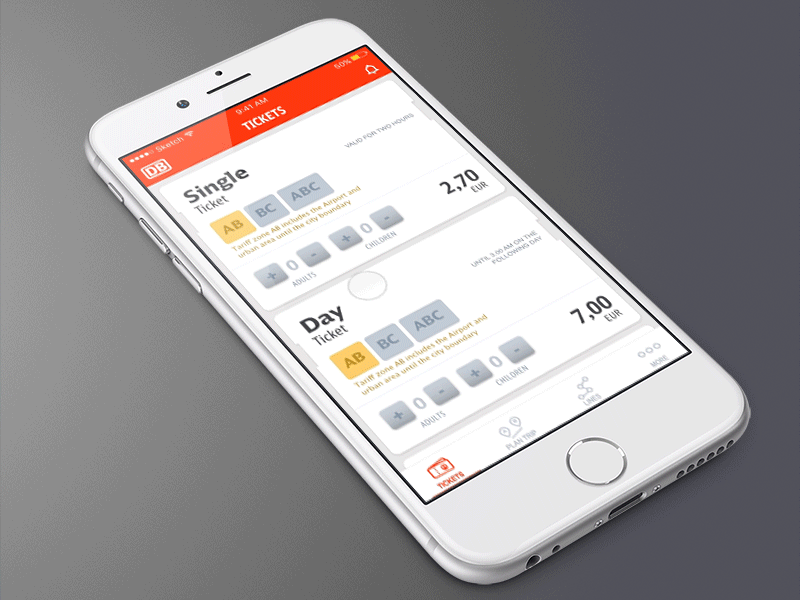 Deutsche Bahn Redesign Concept bahn berlin metro subway ticket train underground