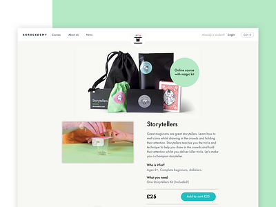 Magical product page iterations