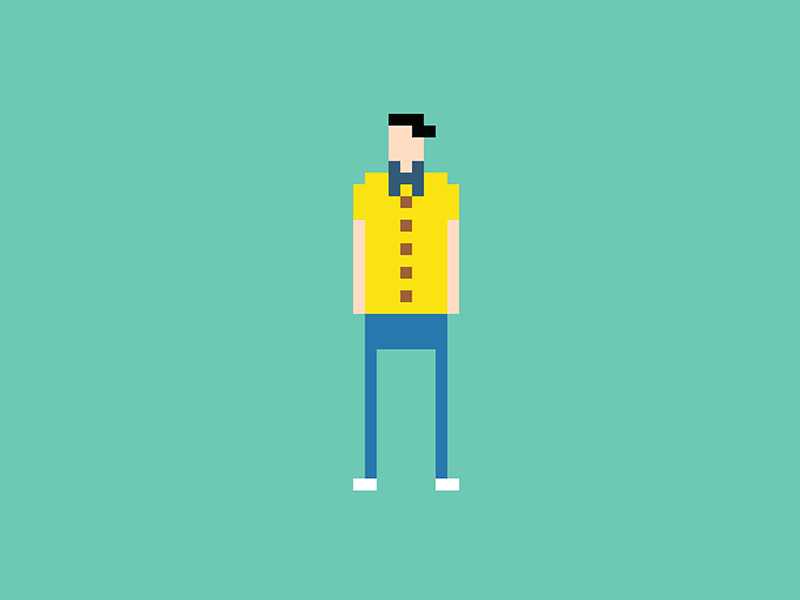 OOTD for The Design Society Conference 2013, Singapore color colour conference illustration ootd outfit pixel pixel art the design society vector