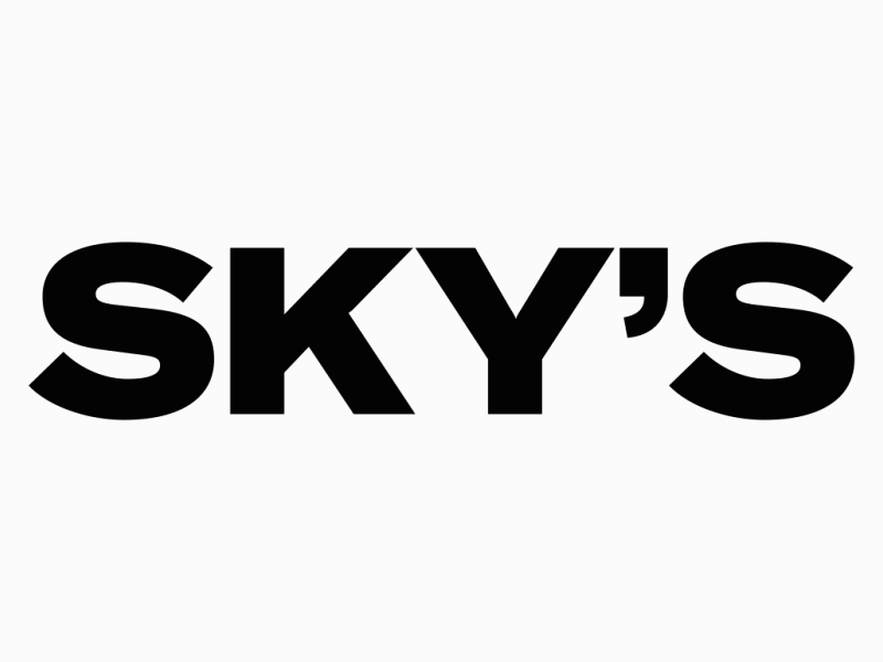 Sky's The Limit design hip hop minimal motion typography