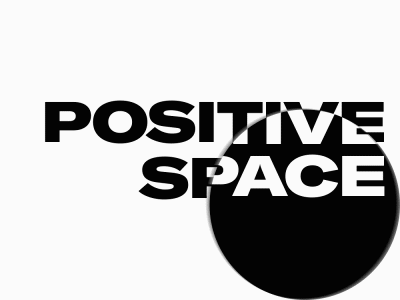 Space black and white motion typography