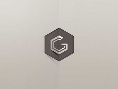 Graph Concepts Logo branding gc identity logo long longshadow shadow vector visual