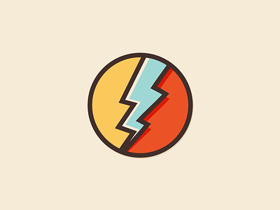 Logo Exploration bolt chill icon identity lightning logo shock visual