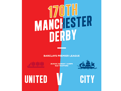 The Manchester Derby manutd manutdreview typography