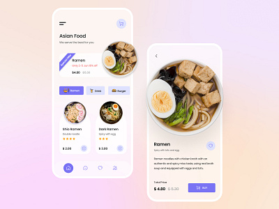 Food Order app design design exploration mobile app design mobile ui ui ui design