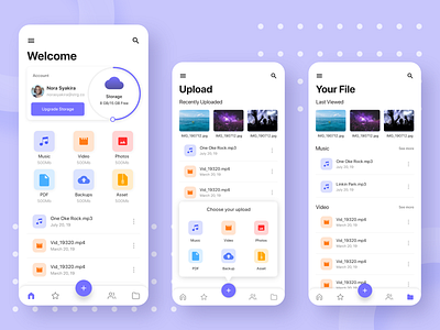 online storage apps app app design clean clean ui clear design exploration explore mobile app mobile app design mobile design mobile ui storage ui ui design uiux