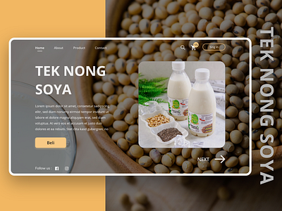 Web Design Tek Nong Soya clean clean ui design eccomerce exploration mobile ui product product design ui ui design uiux web web design