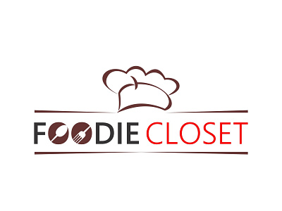 Foodie Closet Logoaasq branding design logo typography vector