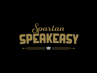 Spartan Speakeasy event illustration michigan state spartan speakeasy typopgraphy warehouse wine