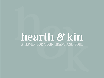 Hearth & Kin blog hearth and kin typography