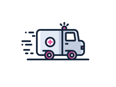 Ambulance car ambulance car icon illustration outline