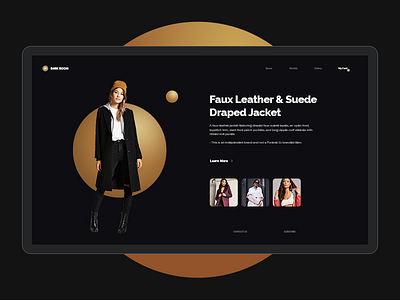 Apparel Landing Page, Day 1