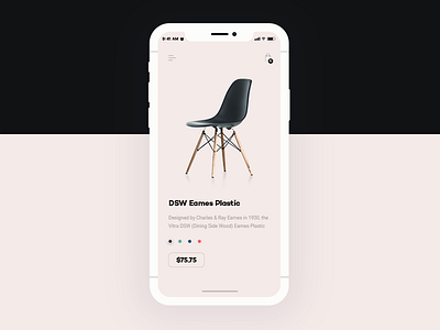 Furniture Ecommerce App, Day 4 30 app challenge days ecommerce furniture ios minimal shop store ui ux