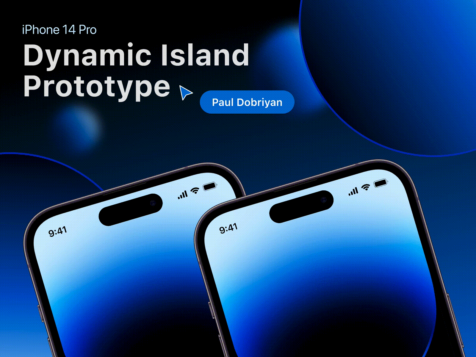 Dynamic Island Prototype animation apple dynamic island figma interface ios ios 16 iphone iphone 14 pro ui ux