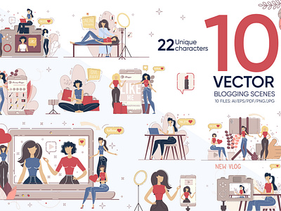 Blogging Vector Scenes