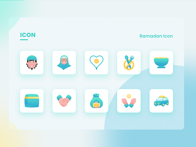 Ramadan Icons Set