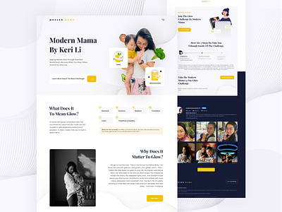 Modern Mama - Landing Page Redesign