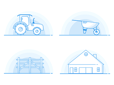 Farmer Icon design flat icon illustration illustrator ui vector