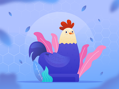 Chicken Bank animation app design flat icon illustration illustrator ui vector website