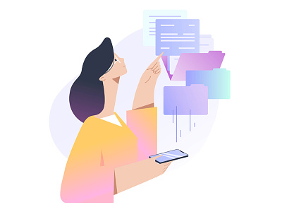 All analysis information flat illustration illustrations for the site vector