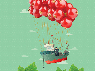 Feral Red Currant ale balloon beer berries boat clouds craft craftbeer currant feral sailor ship