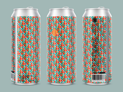 New England IPA beer can craft beer illustration ipa package pattern