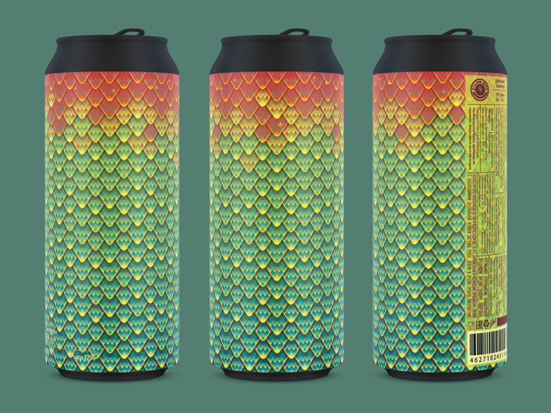 Daenerys got dragon scales label craft alcohol pattern package can illustration beer