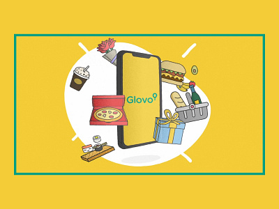 Glovo's Video Concept 2021 after effects animation branding design illustration motion graphics typography video