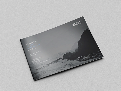 Editorial Design cover design editorial grey minimal ocean print sea simple water